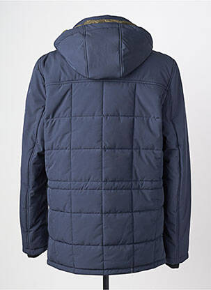 Doudoune poches a capuche bleu DAYTONA homme