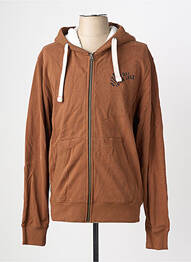 Veste casual resserrée sur le bas marron DAYTONA homme
