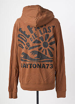 Veste casual resserrée sur le bas marron DAYTONA homme