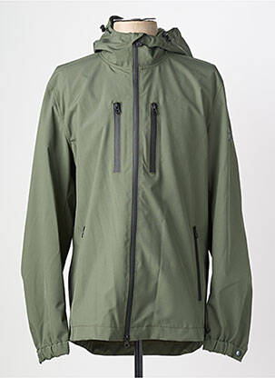Parka manches longues a capuche vert DAYTONA homme