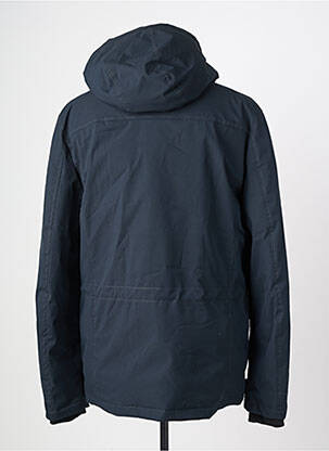 Parka manches longues a capuche bleu DAYTONA homme