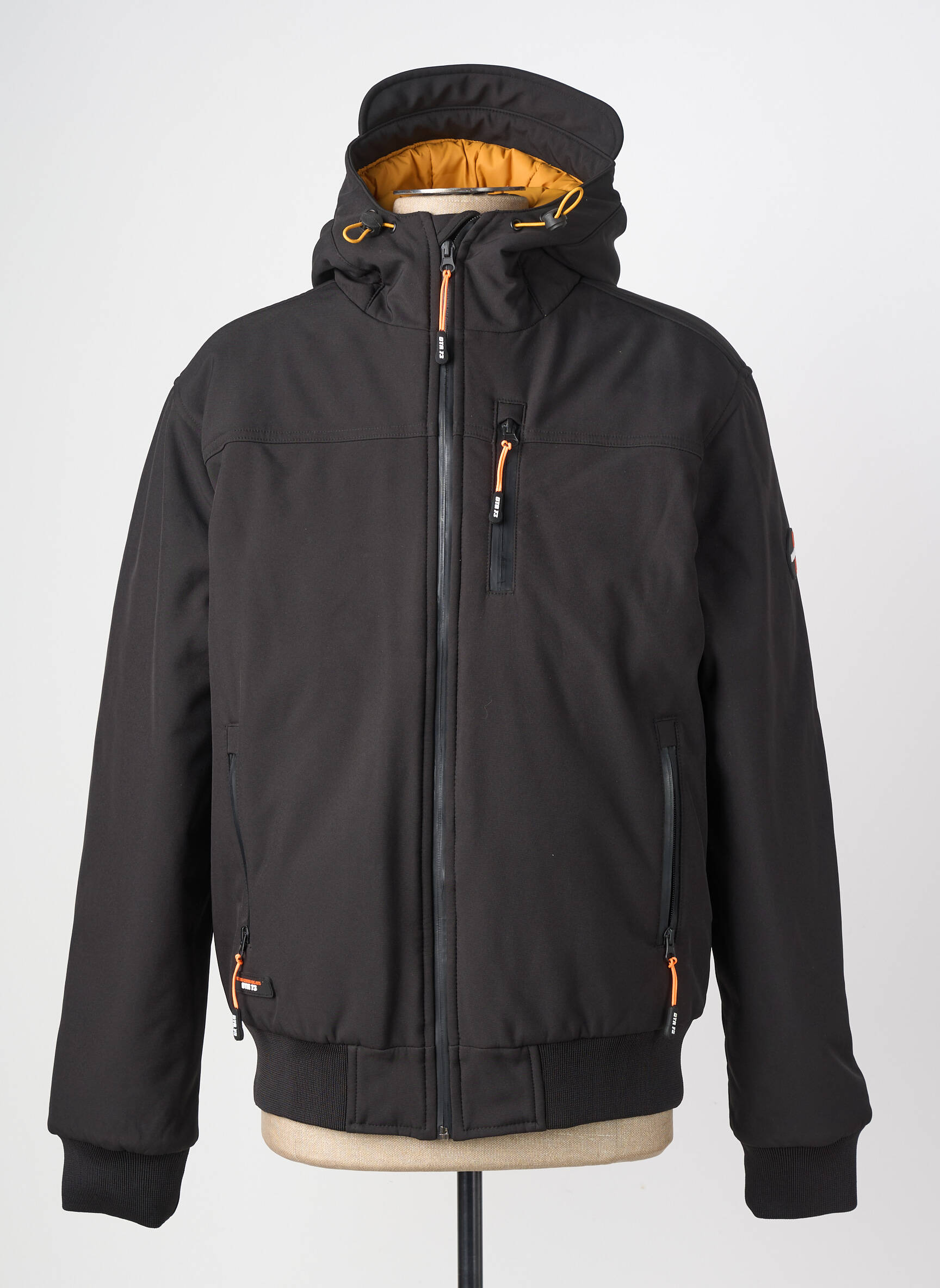 Blouson capuche noir DAYTONA homme