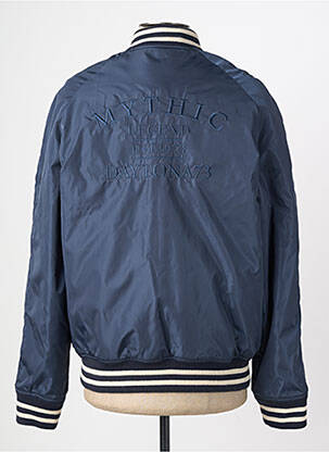 Blouson finition intérieure doublure satiné bleu DAYTONA homme