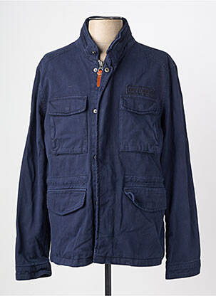 Parka manches longues sans capuche bleu DAYTONA homme