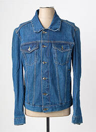 Veste casual fermeture boutonnée sur le devant bleu DAYTONA homme