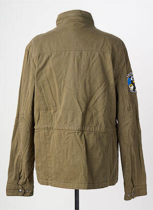 Parka manches longues sans capuche vert DAYTONA homme