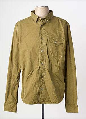 Chemise manches longues poches vert DAYTONA homme