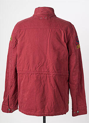 Parka manches longues sans capuche rouge DAYTONA homme