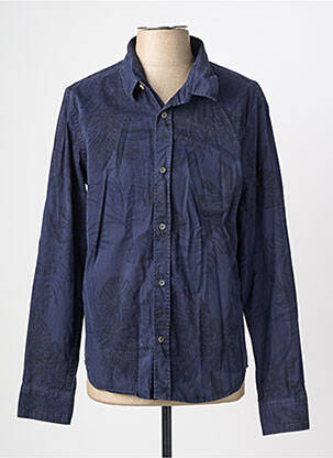 Chemise manches longues coupe cintrée bleu DAYTONA homme