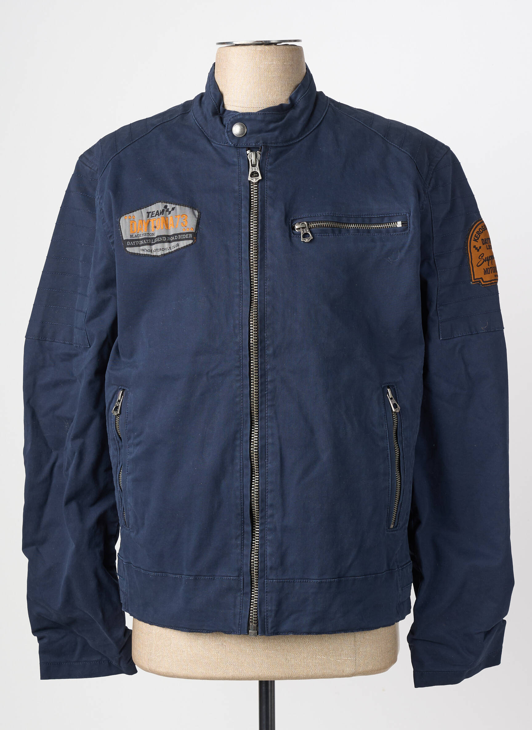 Blouson poches bleu DAYTONA homme