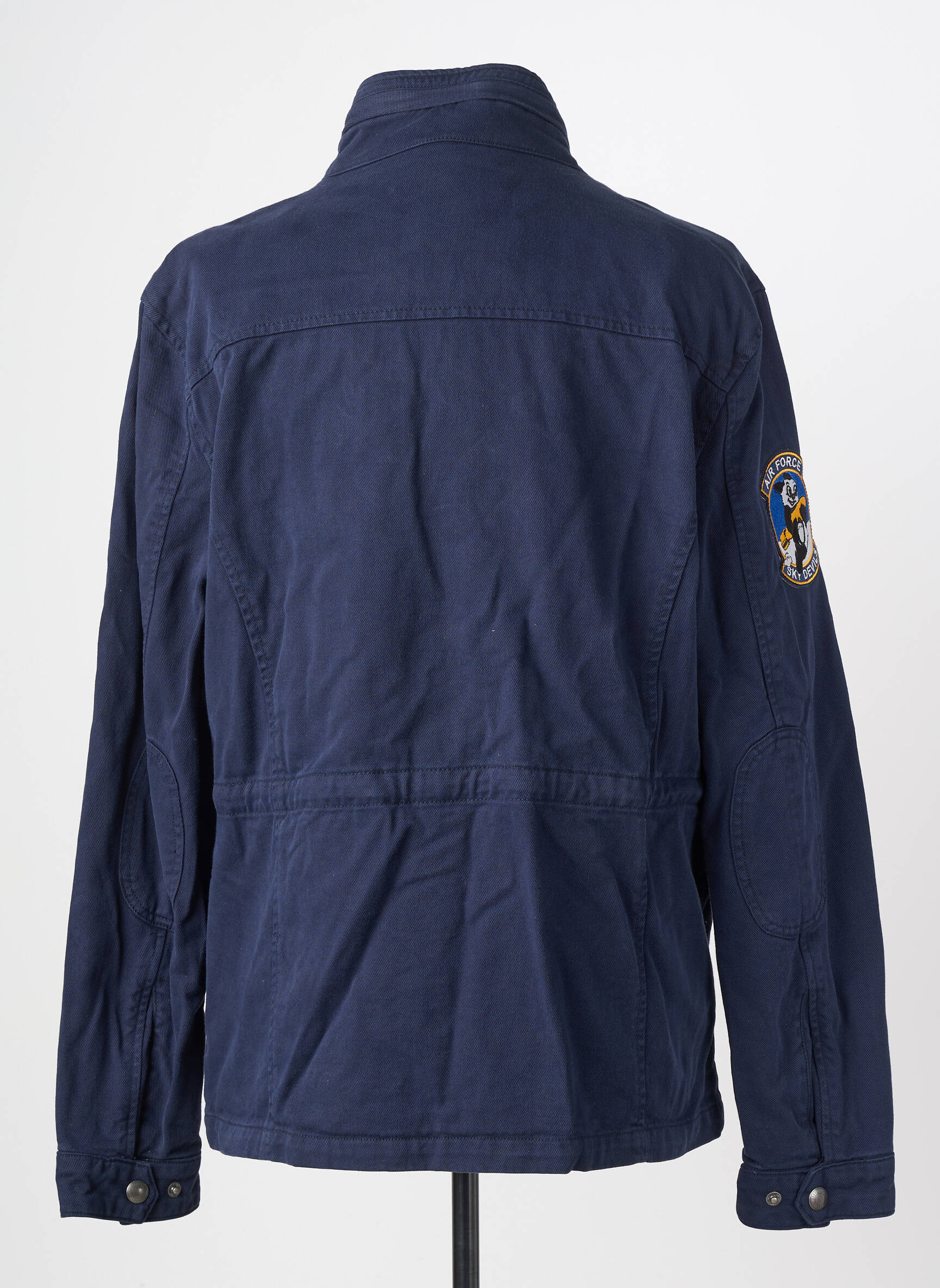 Parka manches longues sans capuche bleu DAYTONA homme
