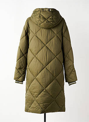 Doudoune poches a capuche vert STREET ONE femme