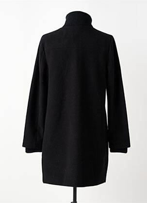 Manteau long coupe cintrée sans capuche noir STREET ONE femme