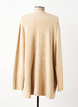 Gilet manches longues maille maille poilu beige STREET ONE femme