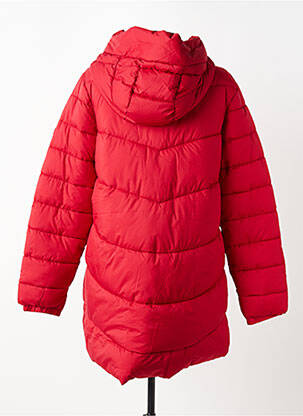 Doudoune poches a capuche rouge STREET ONE femme