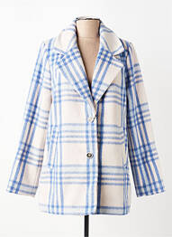 Manteau court coupe droite sans capuche bleu STREET ONE femme