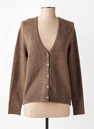 Gilet manches longues stretch marron STREET ONE femme