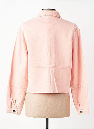 Veste casual coupe droite rose C'EST BEAU LA VIE femme