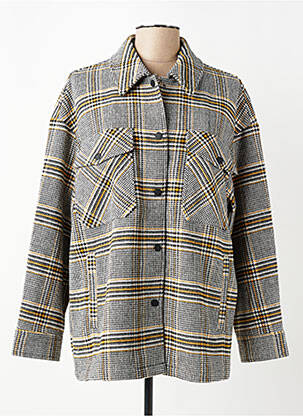 Veste casual coupe droite jaune C'EST BEAU LA VIE femme