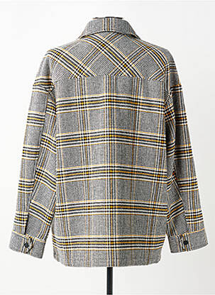 Veste casual coupe droite jaune C'EST BEAU LA VIE femme
