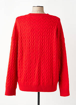 Pull col rond manches longues rouge STREET ONE femme