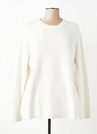 Pull tissage chiné manches longues beige CECIL femme