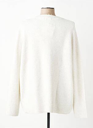 Pull tissage chiné manches longues beige CECIL femme