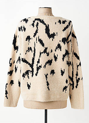 Pull stretch manches longues beige STREET ONE femme
