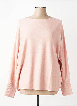 Pull tissage chiné manches longues rose STREET ONE femme