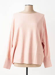Pull tissage chiné manches longues rose STREET ONE femme