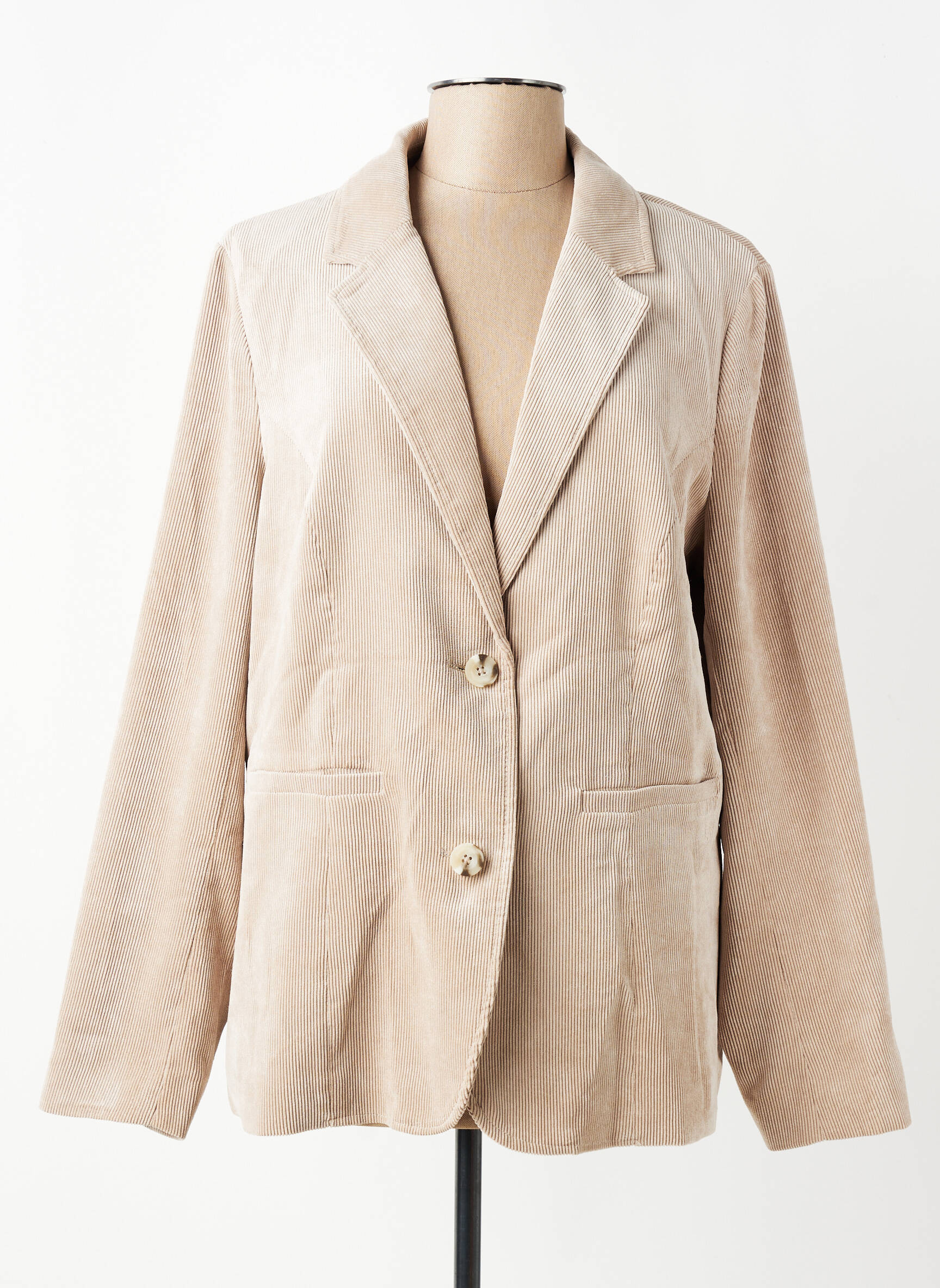 Blazer poches beige STREET ONE femme