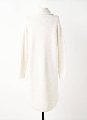 Robe pull coupe droite manches longues beige STREET ONE femme