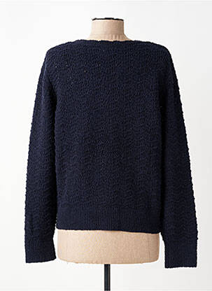 Gilet manches longues stretch bleu C'EST BEAU LA VIE femme