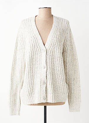 Gilet manches longues stretch gris CECIL femme