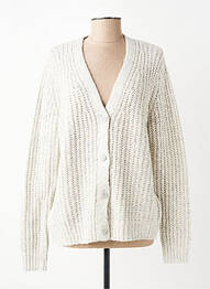 Gilet manches longues stretch gris CECIL femme
