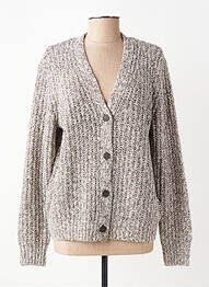 Gilet manches longues stretch gris CECIL femme