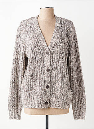 Gilet manches longues stretch gris CECIL femme