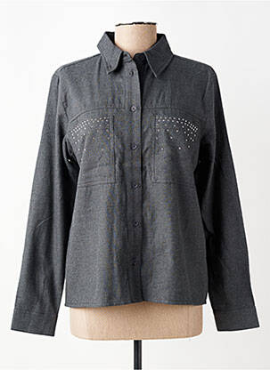 Chemisier coupe cintrée manches longues gris CECIL femme
