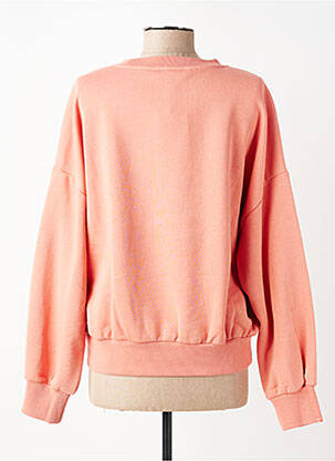 Sweat-shirt broderie manches longues rose GARCIA femme
