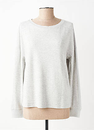 Pull tissage chiné manches longues gris STREET ONE femme