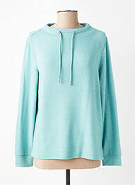 Sweat-shirt stretch manches longues bleu CECIL femme
