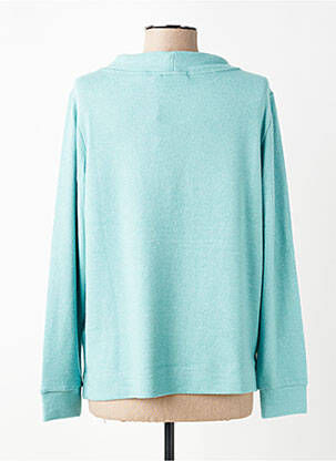 Sweat-shirt stretch manches longues bleu CECIL femme