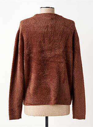Pull coupe cintrée manches longues marron STREET ONE femme