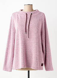 Sweat-shirt stretch manches longues rose CECIL femme
