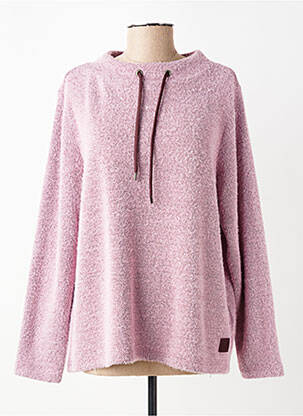 Sweat-shirt stretch manches longues rose CECIL femme