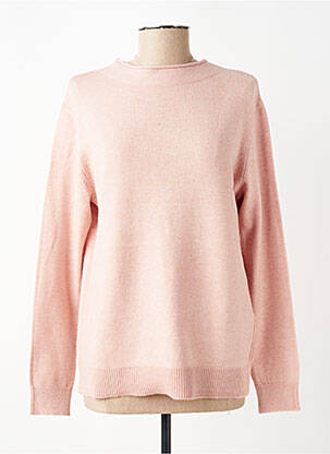 Pull tissage chiné manches longues rose STREET ONE femme