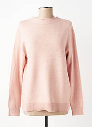 Pull tissage chiné manches longues rose STREET ONE femme