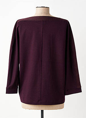Top stretch manches longues violet CECIL femme
