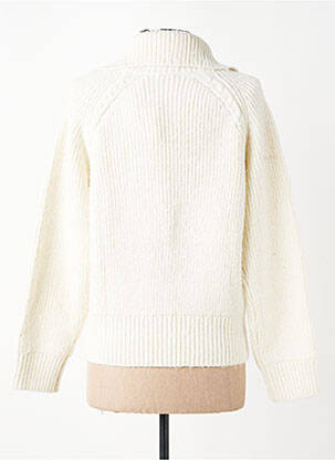 Pull stretch manches longues beige C'EST BEAU LA VIE femme