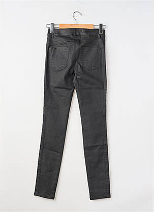 Pantalon slim tissage enduit taille haute noir STREET ONE femme